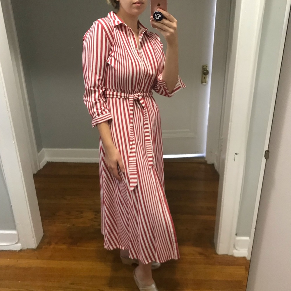 Zara striped dress